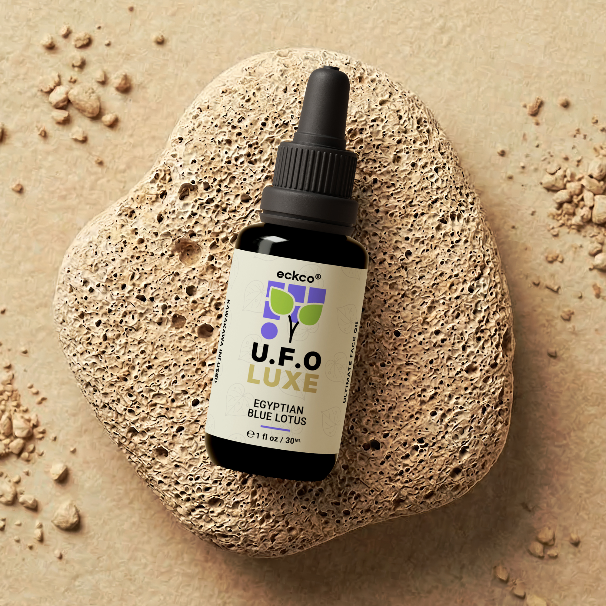 Eckco U.F.O LUXE Blue Lotus Face Oil, 30ml